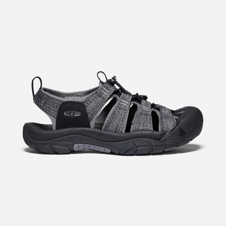 Keen Newport H2 Sandals - Men's Black Grey Sandals